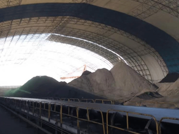 丹阳煤棚料仓网架