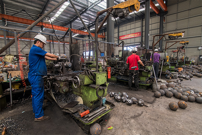 丹阳网架配件车间